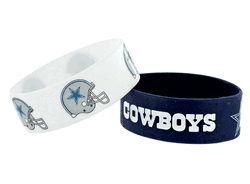 Dallas Cowboys Bracelets 2 Pack Wide
