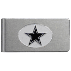 Dallas Cowboys Brushed Metal Money Clip