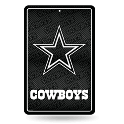 Dallas Cowboys Carbon Fiber 11" x 17" Metal Home Dcor Sign