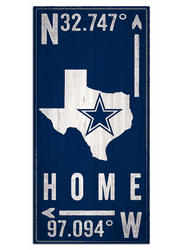 Dallas Cowboys Coordinate 6x12 Sign