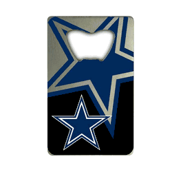 Dallas Cowboys Credit Card Style Bottle Opener - 2 x 3.25