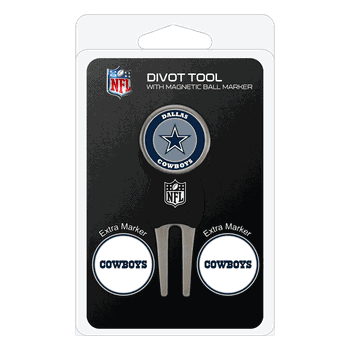 Dallas Cowboys Divot Tool Pack - Signature tool w/ 3 markers
