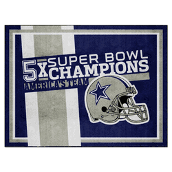 Dallas Cowboys Dynasty 8ft. x 10ft. Plush Area Rug