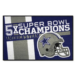 Dallas Cowboys Dynasty Starter Mat Accent Rug - 19in. x 30in.