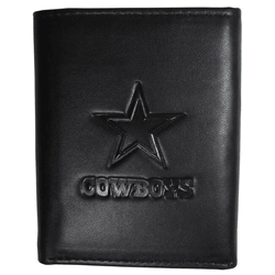Dallas Cowboys Embossed Leather Tri-fold Wallet