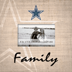 Dallas Cowboys Family Picture Frame