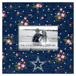 Dallas Cowboys Floral 10x10 Frame