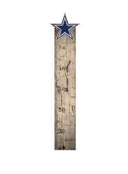 Dallas Cowboys Growth Chart Sign 6x36