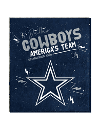 Dallas Cowboys HSN Plush Throw 60x70