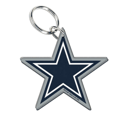 Dallas Cowboys Key Ring Acrylic Carded Premium
