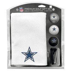 Dallas Cowboys Microfiber Towel Gift Set - 16 x 40 (White)