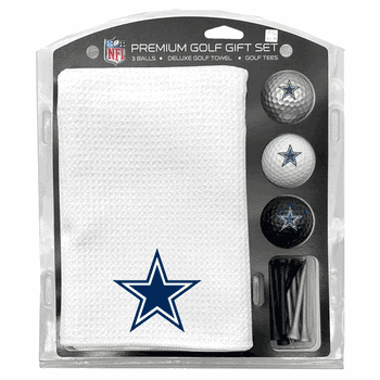 Dallas Cowboys Microfiber Towel Gift Set - 16 x 40 (White)