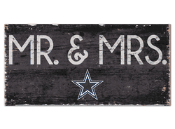 Dallas Cowboys Mr & Mrs Sign