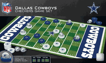 Dallas Cowboys NFL Checkers