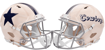 Dallas Cowboys NFL Full Size Authentic Speed Football Helmet RETRO