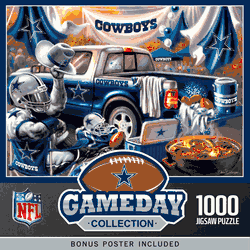 Dallas Cowboys NFL Gameday 1000pc Puzzle