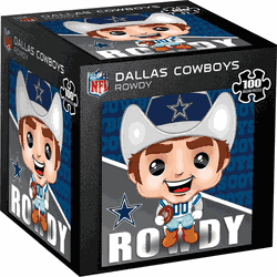 Dallas Cowboys NFL Mascot 100 Piece Square Puzzle