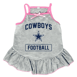 Dallas Cowboys Pet Dress Grey Type XLarge