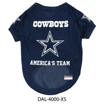 Dallas Cowboys Pet Raglan Jersey X-Small