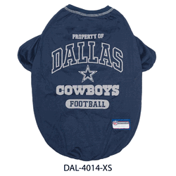 Dallas Cowboys Pet Tee Shirt X-Small
