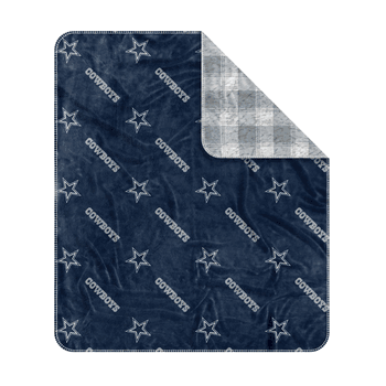 Dallas Cowboys Plush Sherpa Throw 50x60