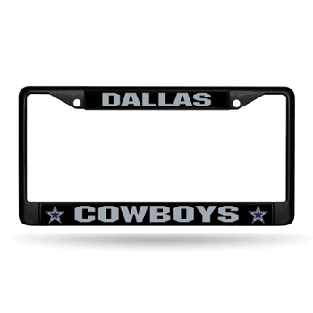 Dallas Cowboys Primary Black Chrome Frame with Plastic Inserts 12