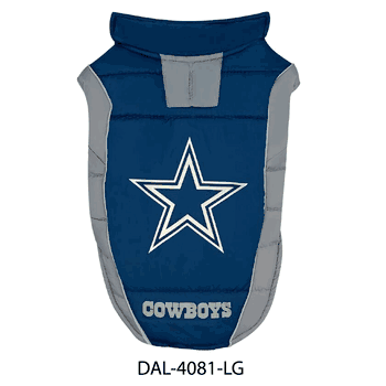 Dallas Cowboys Puffer Vest Large