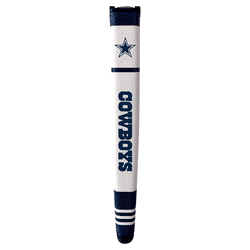 Dallas Cowboys Putter Grip (White with colored stripes)