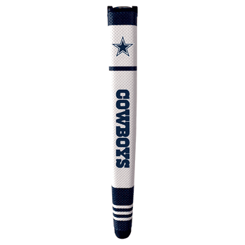 Dallas Cowboys Putter Grip (White with colored stripes)