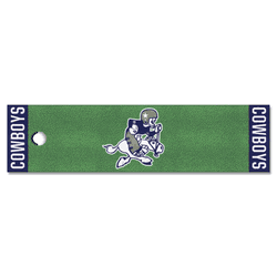 Dallas Cowboys Putting Green Mat - 1.5ft. x 6ft., NFL Vintage