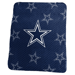 Dallas Cowboys Repeating Classic Fleece Throw