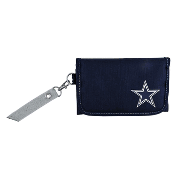 Dallas Cowboys Ribbon Organizer Wallet Gray