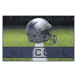 Dallas Cowboys Rubber Door Mat - 18in. x 30in.