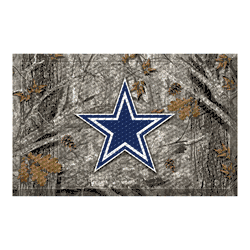 Dallas Cowboys Rubber Scraper Door Mat Camo