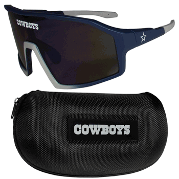 Dallas Cowboys Shield Sunglasses with Case