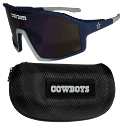Dallas Cowboys Shield Sunglasses with Case