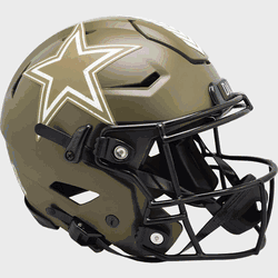 Dallas Cowboys SpeedFlex Full Size Football Helmet SALUTE TO SERVICE