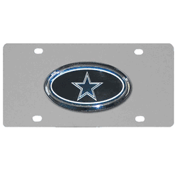 Dallas Cowboys Steel License Plate, Dome