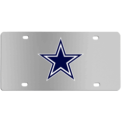 Dallas Cowboys Steel License Plate Wall Plaque