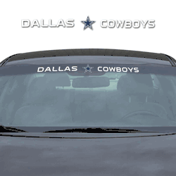 Dallas Cowboys Sun Stripe Windshield Decal 3.25 in. x 34 in.