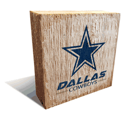 Dallas Cowboys Team Logo Block 6X6