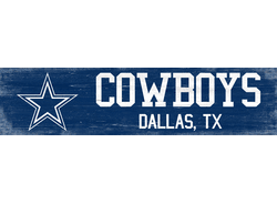 Dallas Cowboys Team Name Sign