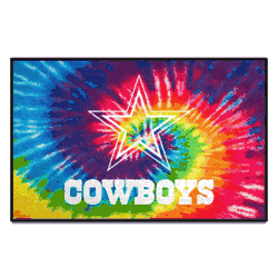 Dallas Cowboys Tie Dye Starter Mat Accent Rug - 19in. x 30in.