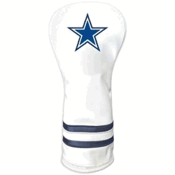 Dallas Cowboys Vintage Fairway Headcover (White)