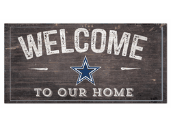 Dallas Cowboys Welcome Distressed 6 x 12