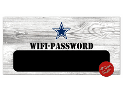 Dallas Cowboys Wifi Password 6x12 Sign