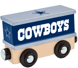Dallas Cowboys Wood Train Box Car