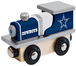 Dallas Cowboys Wood Train Engine