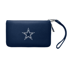 Dallas Cowboys Zip Organizer Wallet Pebble Navy