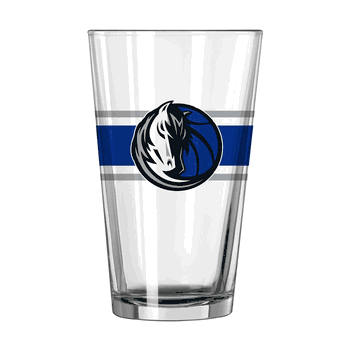 Dallas Mavericks 16oz Stripe Pint Glass